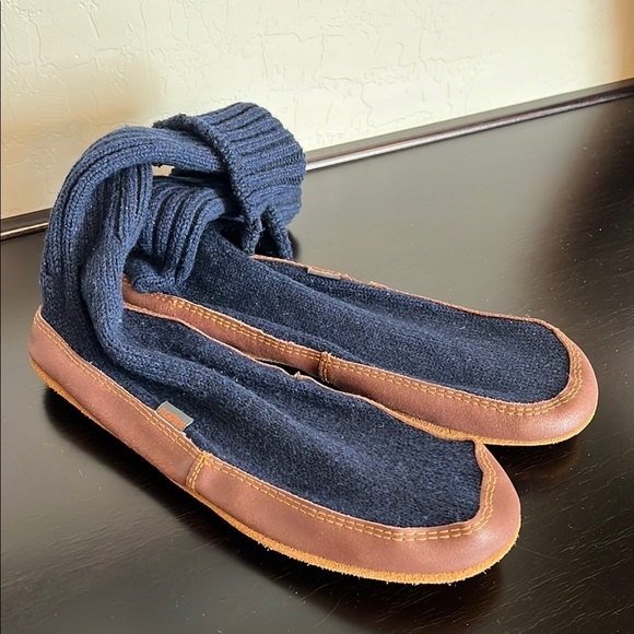 Acorn Men’s Wool and leather house socks-shoes, NWOT, size 12-13 - Picture 4 of 9